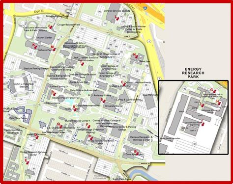 Uno Campus Map