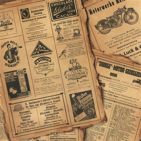 Download Texture Old Newspaper Texture Newspapers Background Old