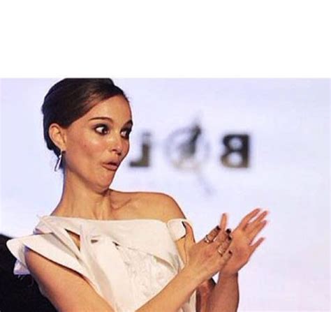 Sarcastic natalie portman meme generator imgflip. Natalie Portman Meme Clap