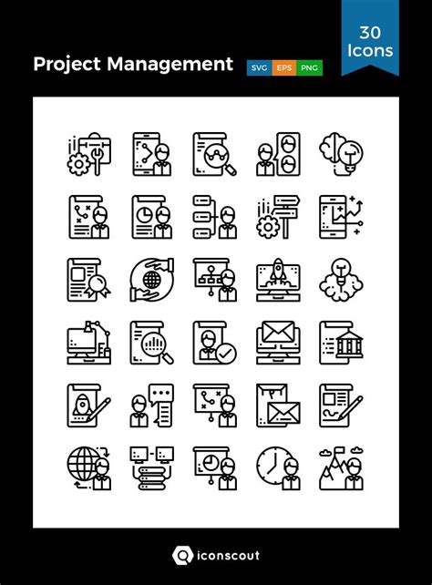 Download Project Management Icon Pack Available In Svg Png And Icon