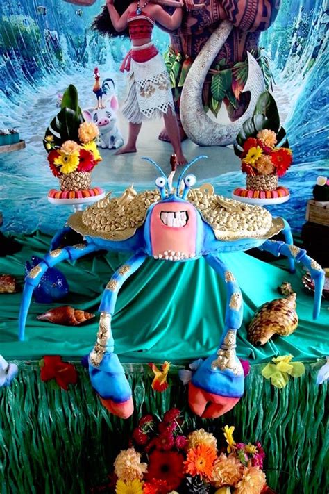 I am so excited to share this moana birthday cake with you today! Kara's Party Ideas Moana Birthday Party | Kara's Party Ideas