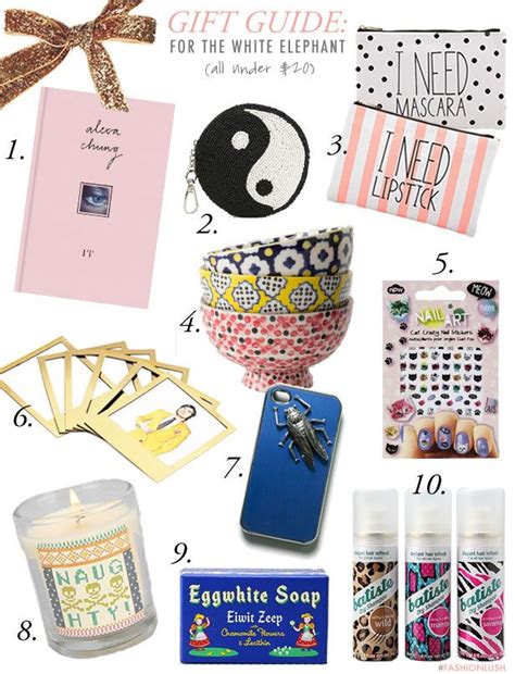 A 12 month subscription is just a dollar a month, so you can get him a full year of it without breaking the bank. 10 Gifts Under $20 For Your White Elephant Soiree | White ...