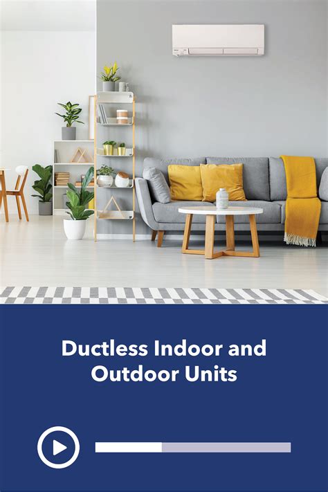 Ductless Indoor And Outdoor Units Heating And Cooling Units Ductless