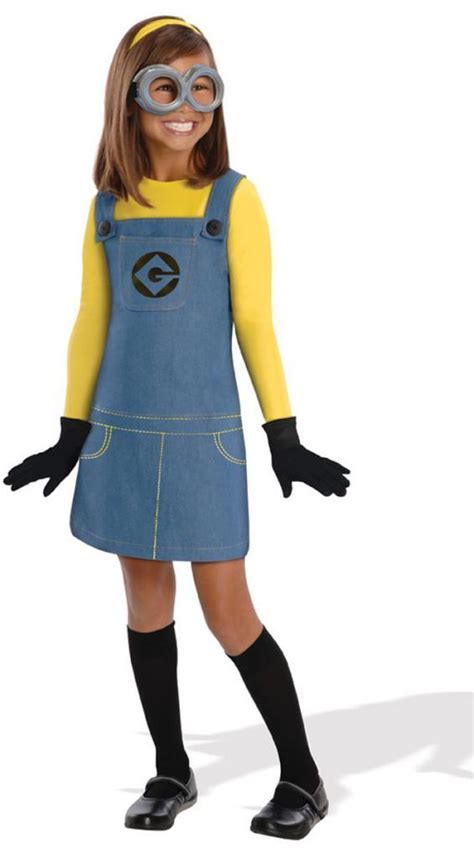Despicable Me2 Female Minion Costume For Girls By Rubies 886972