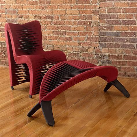 Chairs, chair design and chair designers. Seatbelt Furniture for Phillips Collection