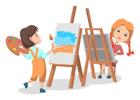 Kids Painting Clipart Png
