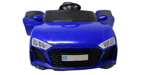 Az autó távirányítóval is vezérelhető. Elektromos beülős sport autó gyerekeknek, RG-AA5, kék ...