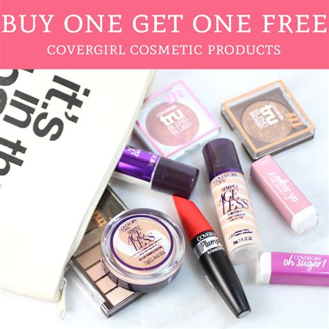 Print Buy One Get One Free Covergirl Cosmetic Products Deal Hunting Babe