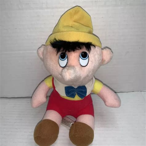 Walt Disney Pinocchio Plush 9” Stuffed Toy Canasa Taiwan Vintage Doll Movie 1080 Picclick