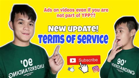 Youtubes New Terms Of Service Update Youtube