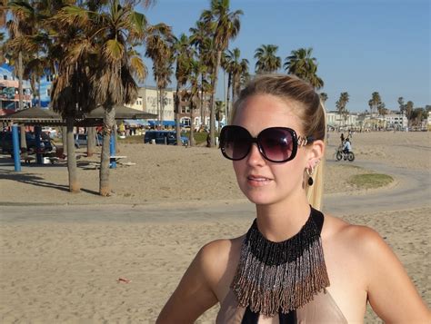 Golden Girl At Venice Beach