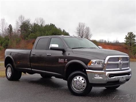 Right rear tires lock up. NEW 2016 DODGE RAM 3500 4WD 4DR LARAMIE LEATHER DUALLY ...