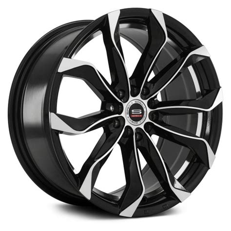 Spec 1® Sp 44 Wheels Gloss Black With Machined Face Rims