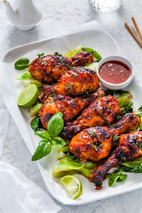 It's as simple as this… season drumsticks and bake in oven for 1 hour at 375 degrees f. Oven Baked Sticky Sweet Chilli Chicken Drumsticks + Video ...