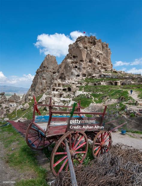 Uchisar Castle In Cappadocia Nevsehir Central Anatolia Of Turkey High