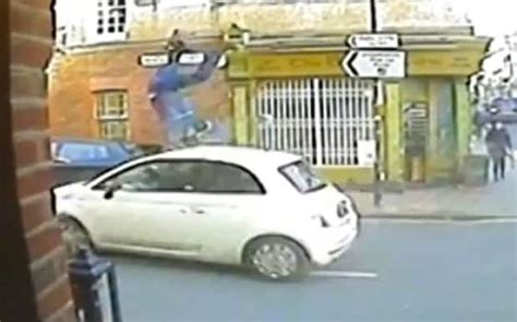 Video Dramatic Footage Shows Moment Brighton Pedestrian Is Thrown Ft Through Air In Hit And