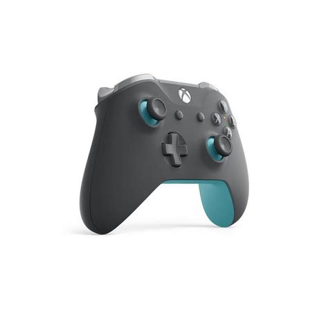 Microsoft Xbox One Gray And Blue Wireless Controller