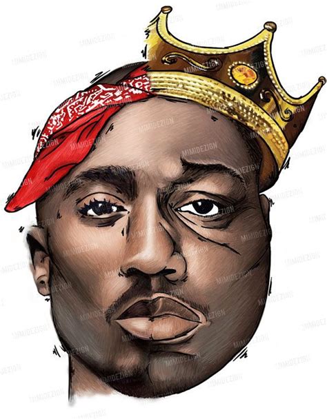 Hip Hop Artwork Png Digital Print Sublimation Rapper Art The Notorious