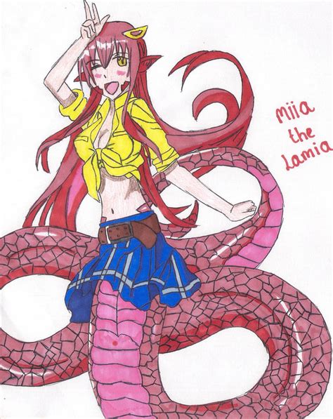 Miia The Lamia By Horrormgafan19 On Deviantart