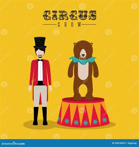 Circus Design Stock Vector Illustration Of Bear Cirque 44818502