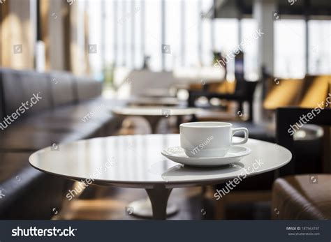 2 to 4 people is the average number and tables larger than that are uncommon, especially in smaller establishments. Coffee Shop Cafe Interior With Table Stock Photo 187563731 ...