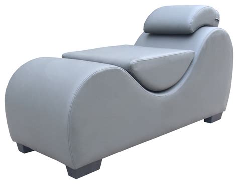 Athenes Faux Leather Yoga And Stretch Relax Chaise Contemporary Indoor Chaise Lounge Chairs