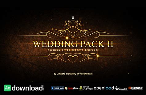 Amazing premiere pro templates with professional graphics, creative edits, neat project organization, and detailed, easy to use tutorials for quick results. WEDDING PACK II FREE DOWNLOAD VIDEOHIVE TEMPLATE - Free ...