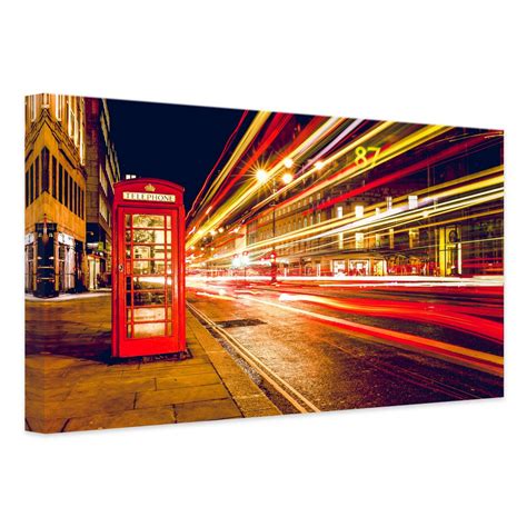 London City Lights Canvas Print Wall