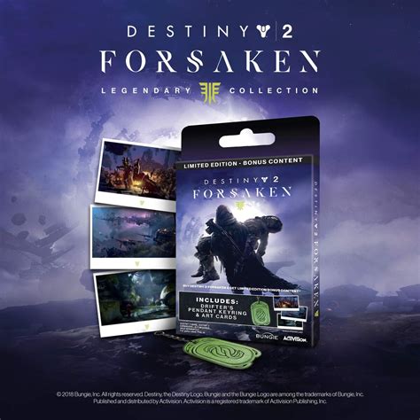 Destiny 2 Forsaken Limited Edition Bonus Content Destiny Collectors