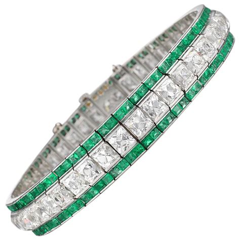 Tiffany And Co Art Deco Diamond And Sapphire Bracelet At 1stdibs Art