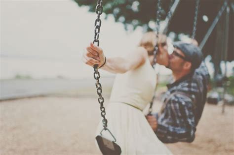 Playful And Intimate Beach Bicycles And Swings Engagement Shoot Bridal Musings Wedding