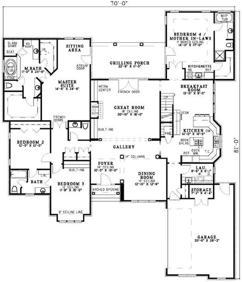 55 Two Story House Plans With Inlaw Suite Charming Style