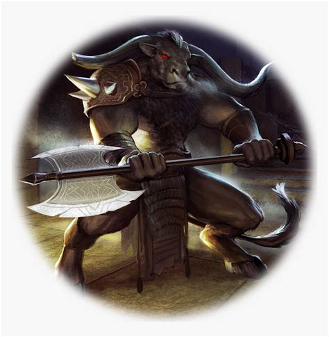 Minotaur Woman Warrior HD Png Download Kindpng