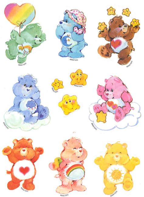 My Stickers Collection Care Bears Cousins Care Bear Bear Sticker
