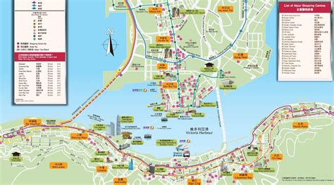 Victoria Harbour Hong Kong Map