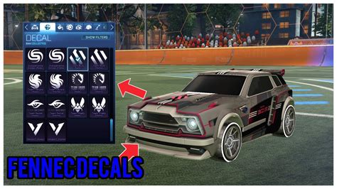 All New Fennec Rlcs Esports Decals In Rocket League Youtube