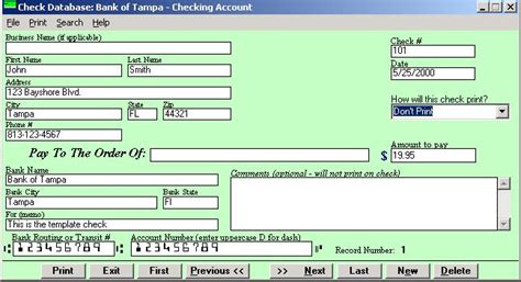 There are free check printing software applications that you might find helpful it contains fifty check templates that you could use, or you could also add a new one. blank check template - %BLOG_TITLE%