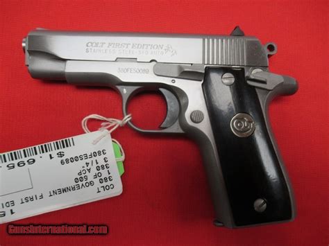 Colt 380 Government 1st Edition Stainless 1 Of 500 380acp 2 34