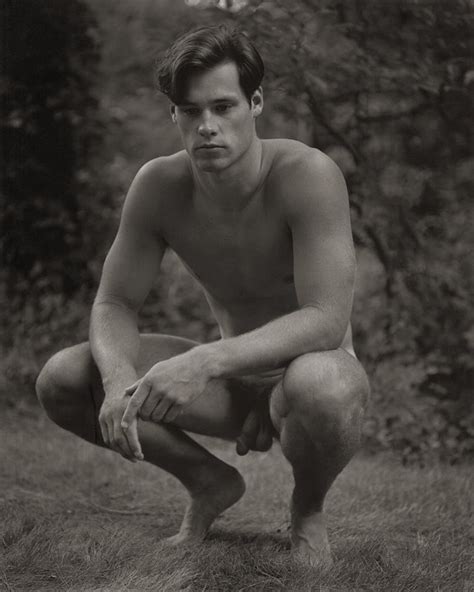Bruce Weber Nude Male Model Bare Hairy Chest Pompadour Art Photo My