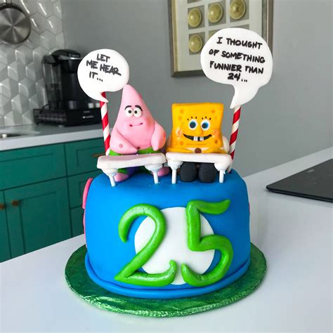 Whats Funnier Than 24 Spongebob Birthday Cake Hayley Cakes And