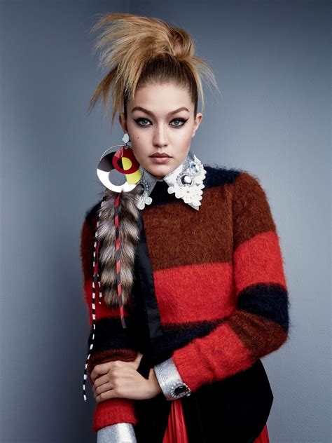 Gigi Hadid Photoshoot For Vogue Magazine November 2015 • Celebmafia