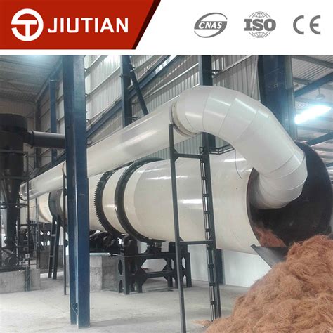 Low Price Coir Pith Dryer Oil Palm Fiber Rotary Drum Drying Machine