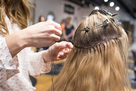 Typically, the longer the application time, the longer your hair extensions will last. Before and After Hand Tied Hair Extensions - A Cup Full of ...