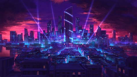 Neon Pc Anime Wallpapers Wallpaper Cave