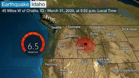Worldwide there are around 1400 earthquakes each day (500,000 each year). 6.5 Magnitude Earthquake Rattles Idaho - RFM ...