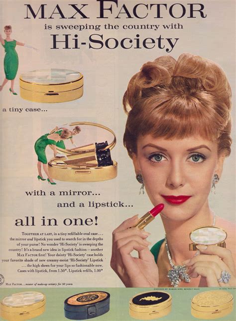 flic kr p hfq8ha max factor high society 1959 vintage makeup ads retro makeup