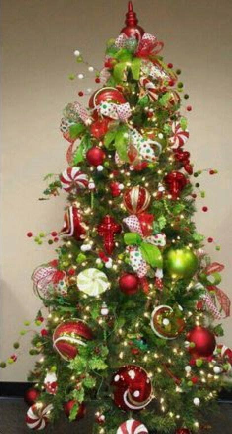 Pin By Isabel Castillo On Grinch Green Christmas Tree Decorations