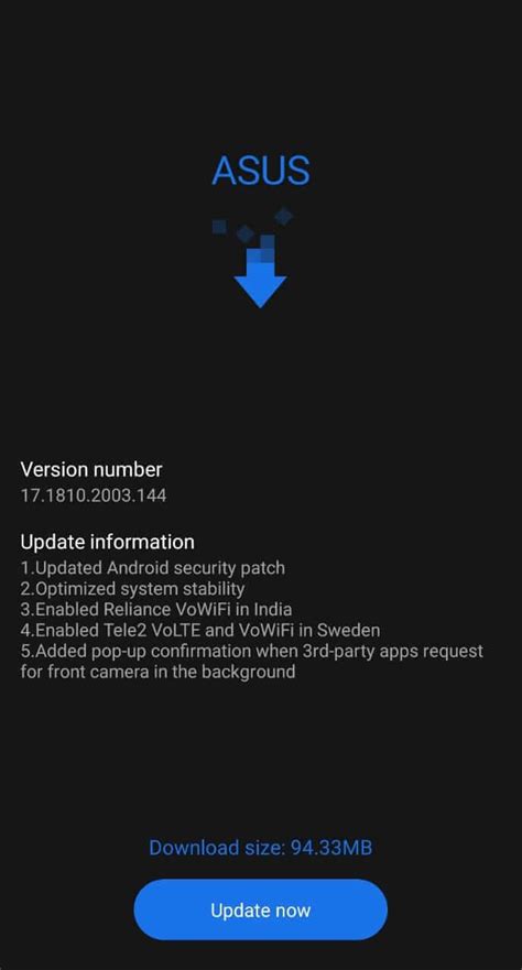 Maybe you would like to learn more about one of these? ASUS 6Z new update rolled out with VoWifi : Techtictok