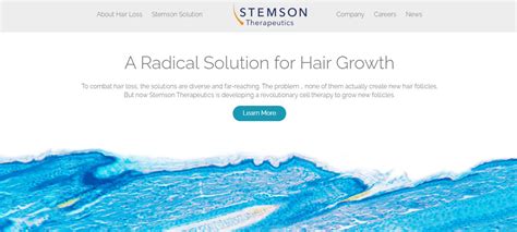 远离秃头的烦恼，脱发治疗方案制造商 Stemson Therapeutics 获 750 万美元种子轮融资 36氪