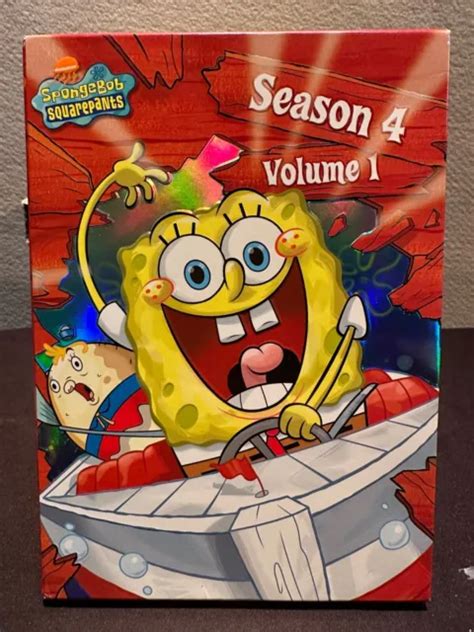 Spongebob Squarepants Season 4 Vol 1 Dvd 2006 2 Disc Set Used